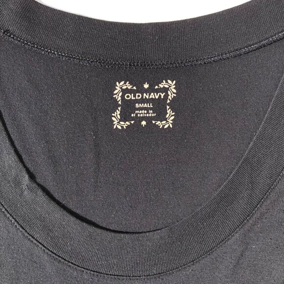 Old Navy Top Women Small Black Base Layer Capsule Causal Long Sleeve Scoop Neck - Picture 3 of 7